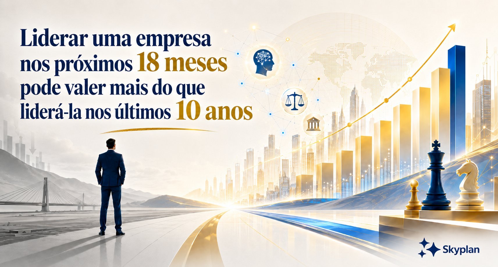 Liderar uma empresa nos próximos 18 meses pode valer mais do que liderá-la nos últimos 10 anos — Skyplan Brasil
